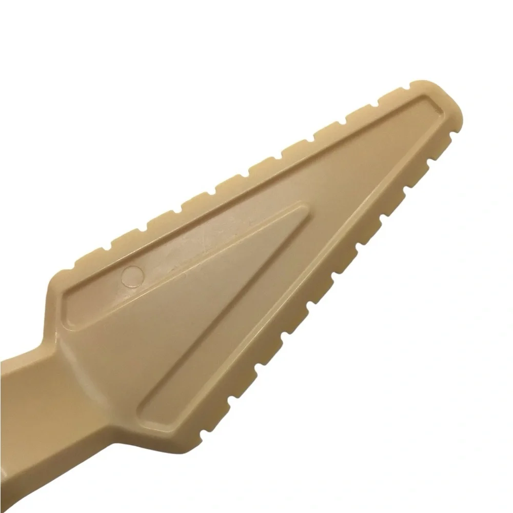 Vintage Tupperware 1228-8 Pie & Cake Server – Wheat Color – Kitchen Utensil